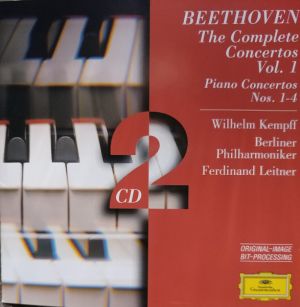 Beethoven / Berliner Philharmoniker / Wilhelm Kempff / Ferdinand Leitner - The Complete Concertos Vol. 1: Piano Concertos Nos. 1-4 (1998)