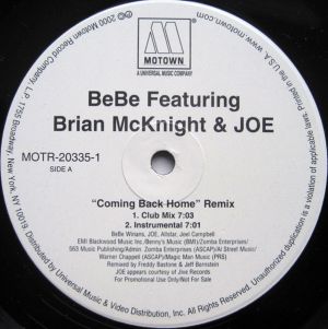 BeBe Winans / Brian McKnight / Joe - Coming Back Home (2000)