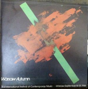 Various - Warszawska Jesień - 1988 - Warsaw Autumn Kronika Dźwiękowa - (5) - Sound Chronicle (1988)