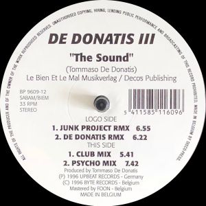 De Donatis III - The Sound (1996)