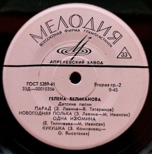 Виктория Иванова / Гелена Великанова - Детские Песни