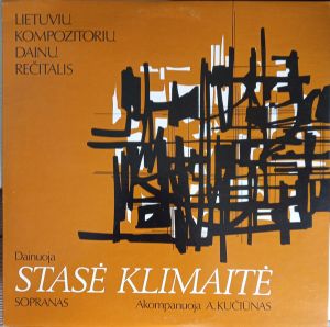 Stasė Klimaitė - Lietuvių Kompozitorių Dainų Rečitalis