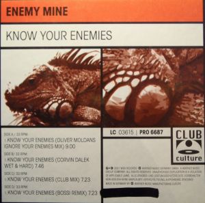 Enemy Mine - Know Your Enemies (2001)