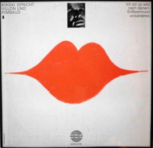 Rimbaud / Kinski / Villon - Kinski Spricht Villon Und Rimbaud 1 (1969)