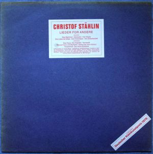 Christof Stählin - Lieder Für Andere (1976)