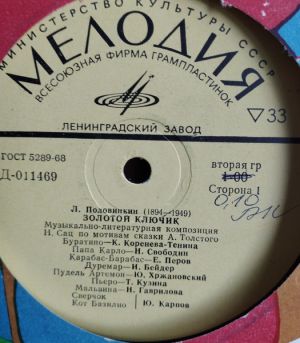 Л. Половинкин - Золотой Ключик