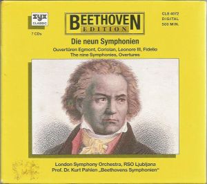 Beethoven / RSO Ljubljana / Prof. Dr. Kurt Pahlen / London Symphony Orchestra (2) - Die Neun Symphonien