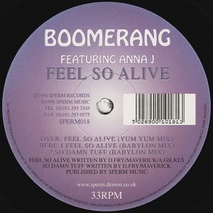 Boomerang - Feel So Alive (1996)