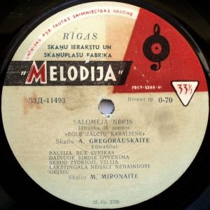 Salomėja Nėris / Jonas Maironis - Untitled (1963)