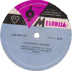 Various - Старинные Вальсы (1963)