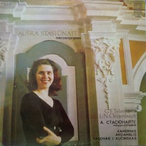 Aušra Stasiūnaitė / Kamerinis Ansamblis, Vadovas I. Kučinskas / G. F. Telemann / L.-N. Clérambault - Ach Herr, Strafe Mich Nicht / Orfėjas (1980)