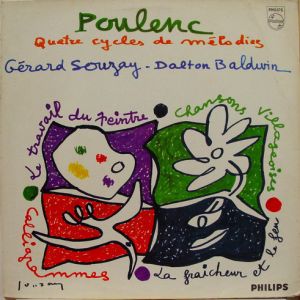 Poulenc / Gérard Souzay / Dalton Baldwin - Quatre Cycles De Mélodies (1967)