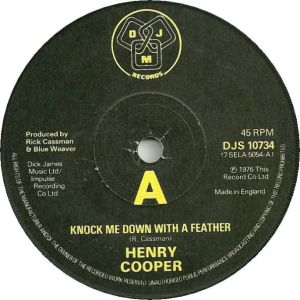 Henry Cooper - Knock Me Down With A Feather (1976)