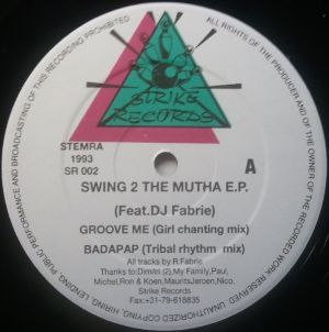 DJ Rob Fabrie - Swing 2 The Mutha E.P. (1993)