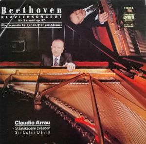 Beethoven / Sir Colin Davis / Staatskapelle Dresden / Claudio Arrau - Klavierkonzert Nr. 3 C-Moll Op. 37 / Klaviersonate Es-Dur Op. 81a (Les Adieux) (1987)