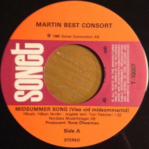 Martin Best Consort - Midsummer Song (Visa Vid Midsommartid) (1980)